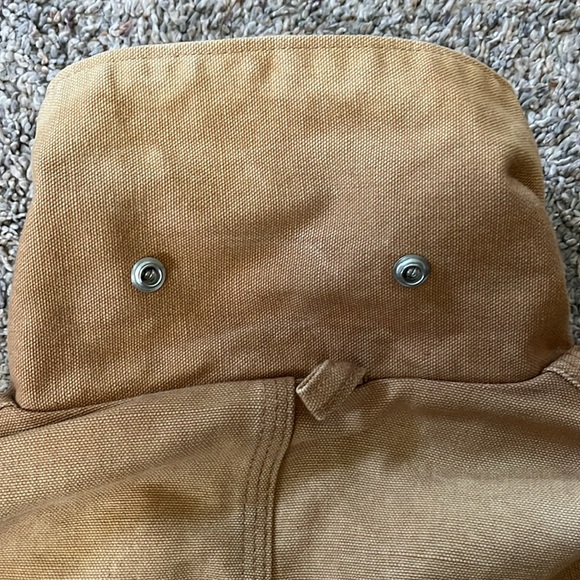 Vtg 90s Carhartt Quilt Lined Chore Coat - Picture 9 of 14